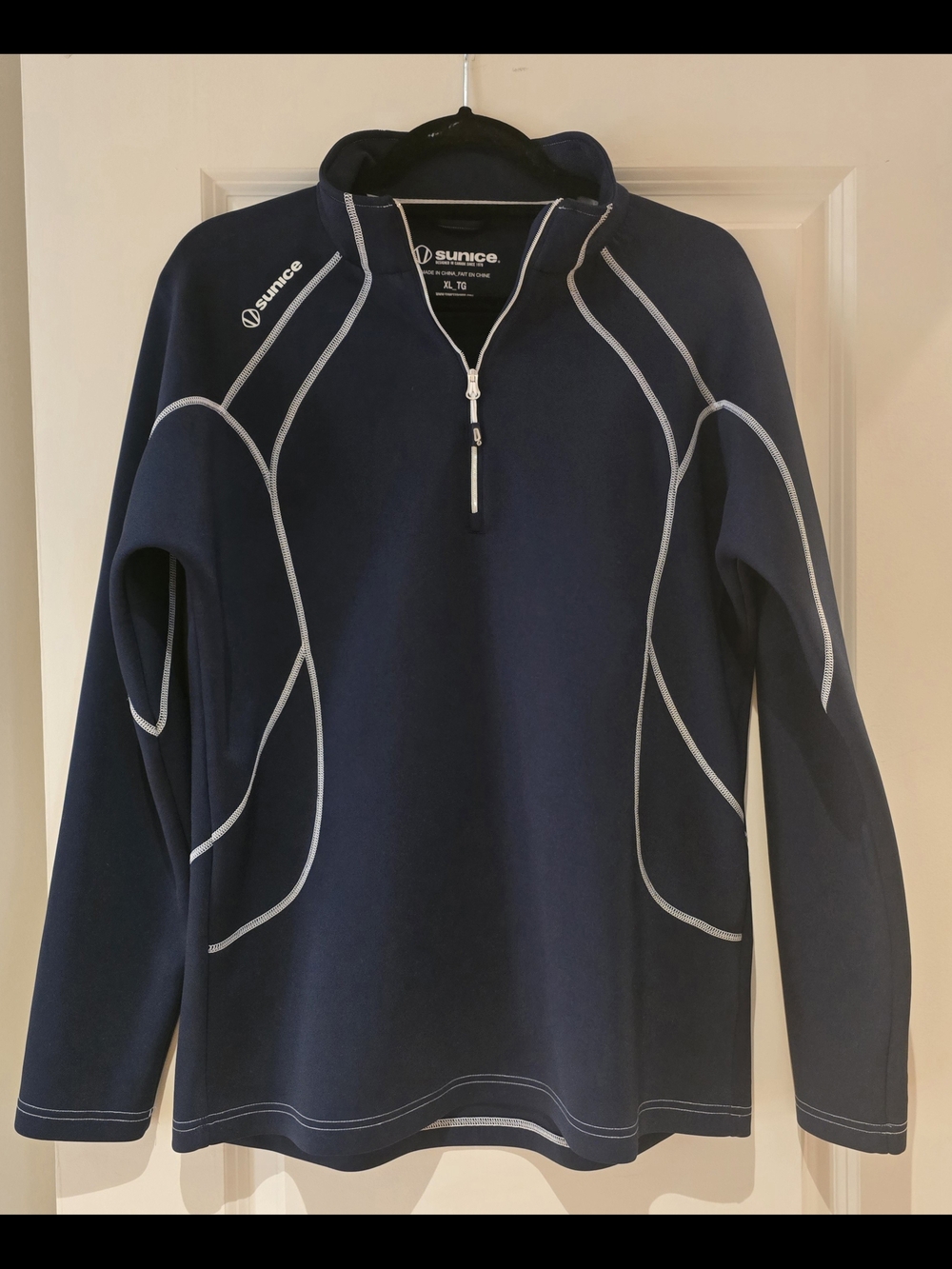 Sunice Women's Quarter-Zip Long Sleeve Pullover.